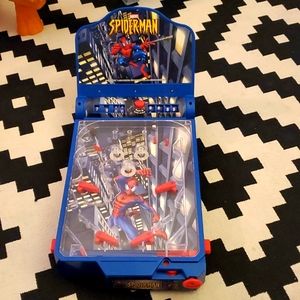 2004 Funrise Toys Marvel Spider-Man  Table Top Pinball Machine Lights & sounds